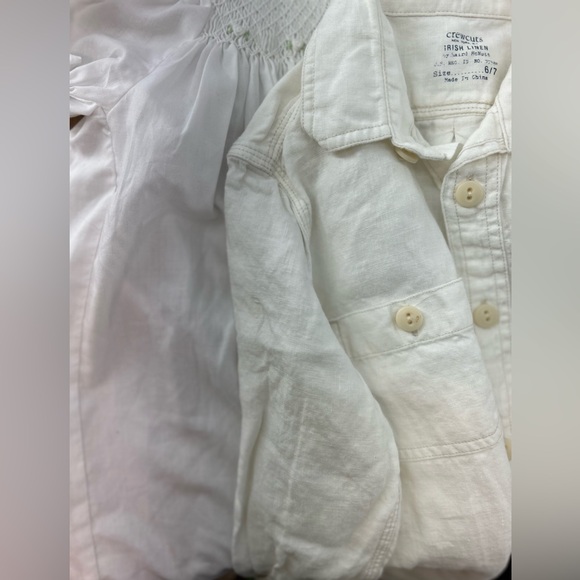 Crewcuts Size 6/7 Irish Linen Button Up Shirt - Picture 6 of 6
